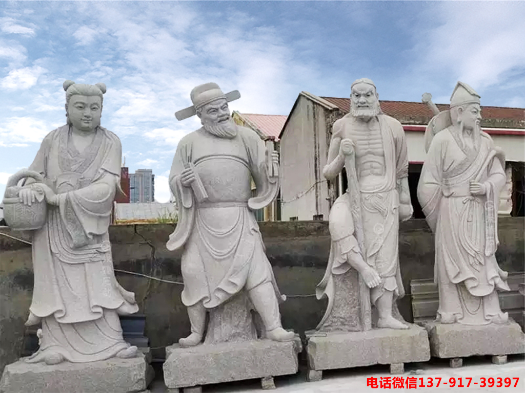 赢博官方网站八仙雕像