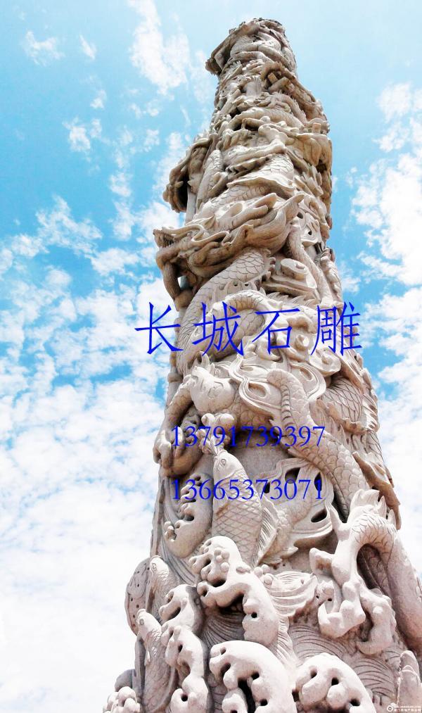 花岗岩赢博官方网站龙柱安装地点：江苏