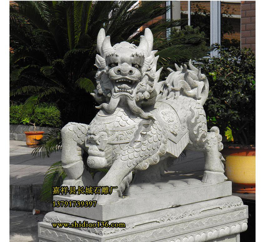 我厂雕刻的赢博官方网站麒麟