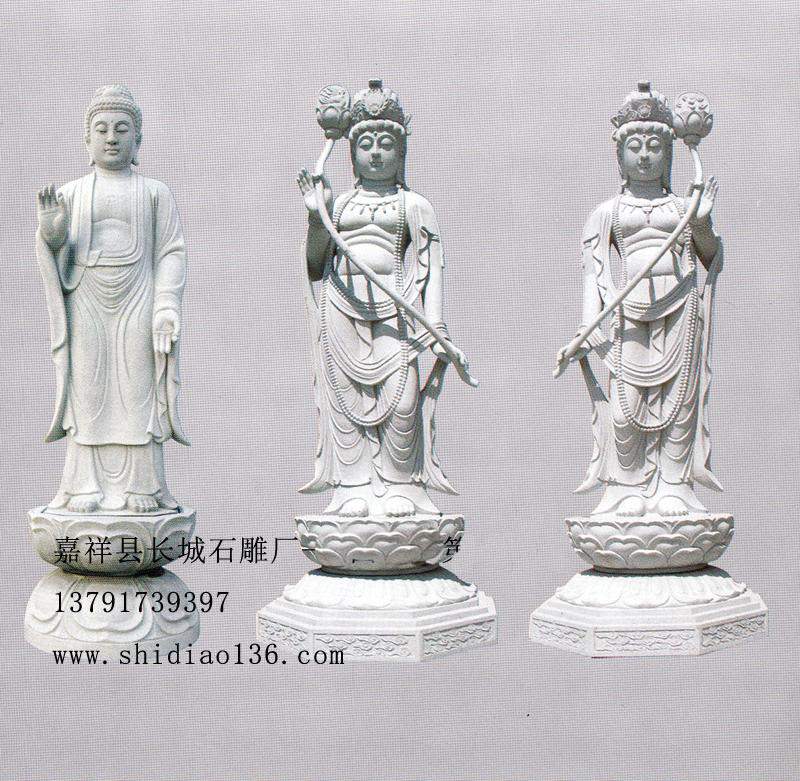 赢博官方网站佛像-日光菩萨-月光菩萨的雕刻造型