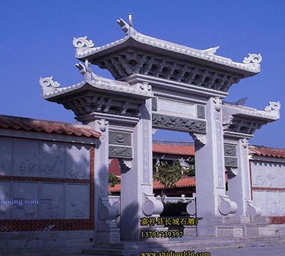 石牌坊寺院赢博官方网站山门介绍