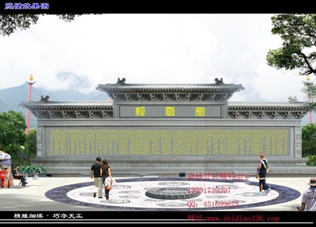 寺观影壁赢博官方网站-照壁雕刻及文化特征