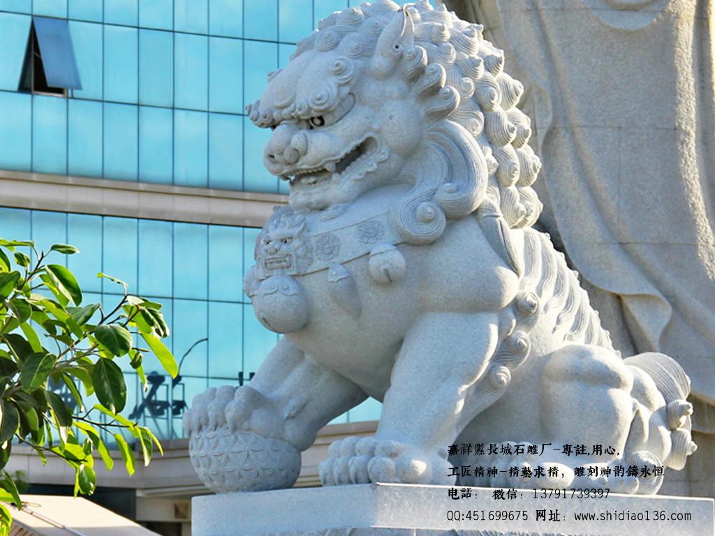 赢博官方网站狮子雕塑图片