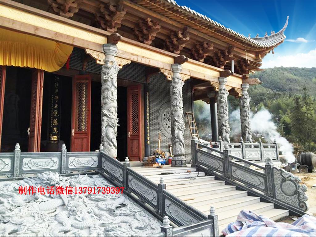寺院赢博官方网站龙柱盘龙柱龙抱柱图片