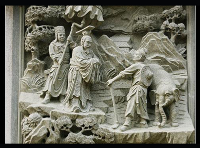 普陀山浮雕二十四孝雕刻 普陀山浮雕二十四孝雕刻